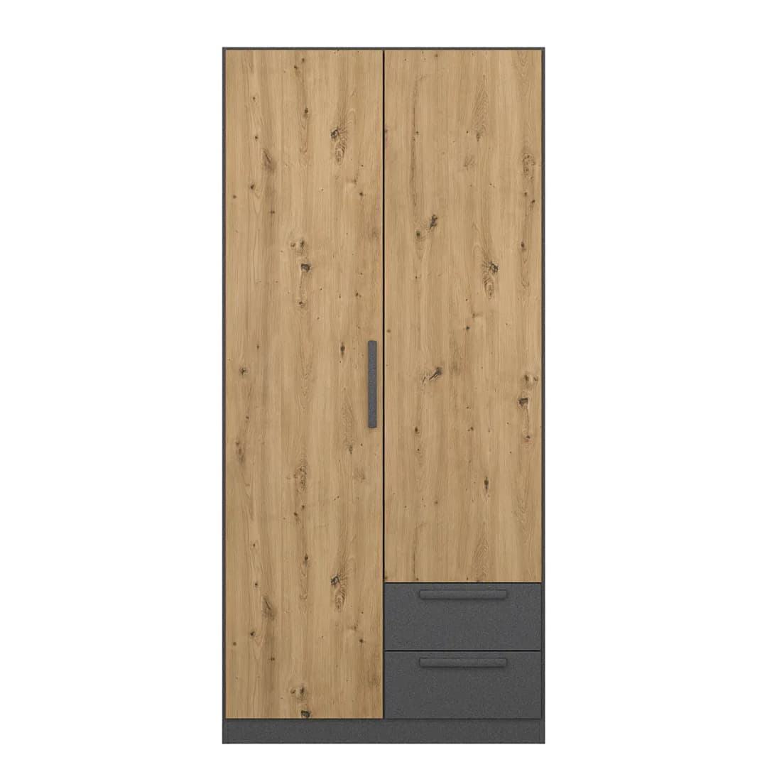 Drehtürenschrank Style Up | Braun