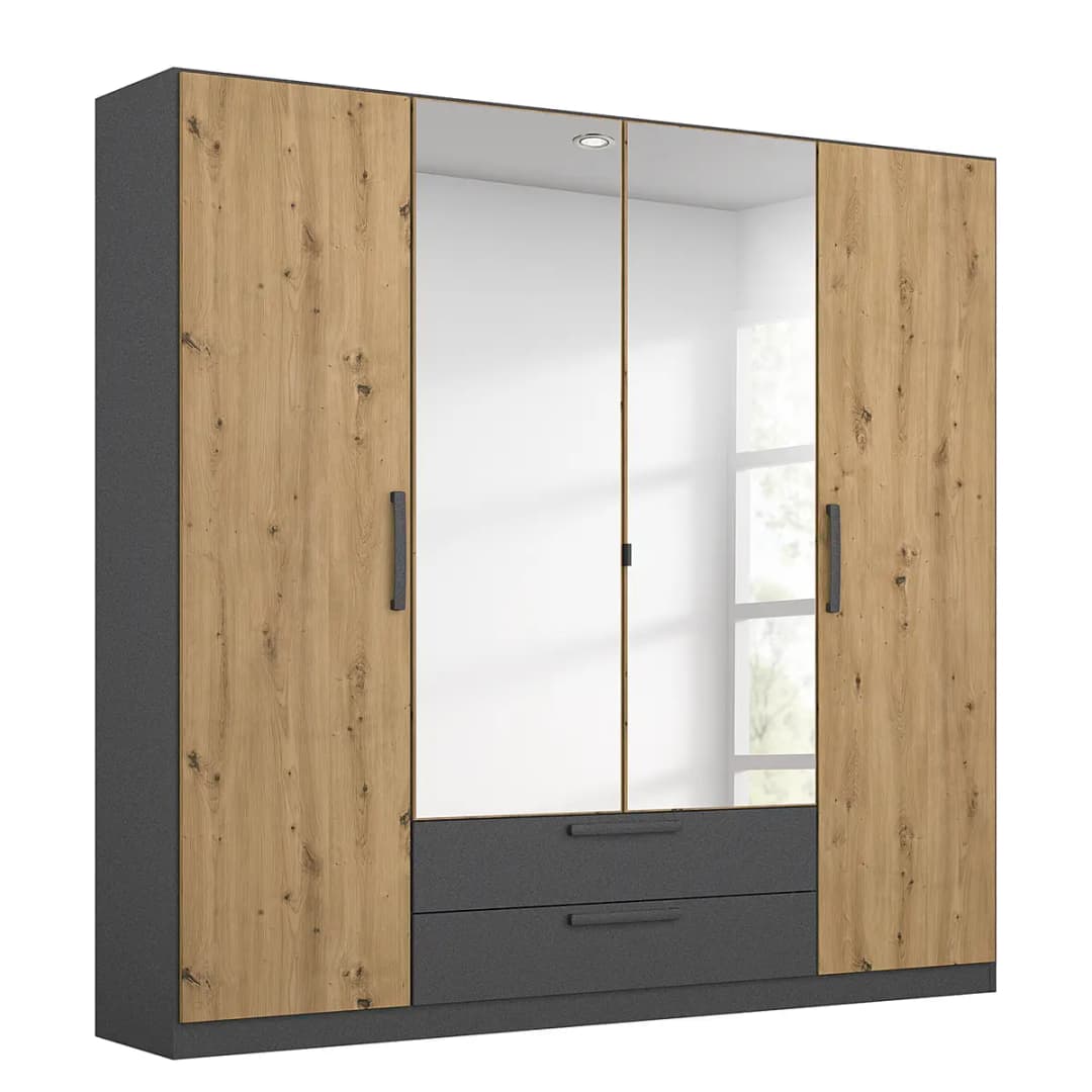 Drehtürenschrank Style Up | Braun