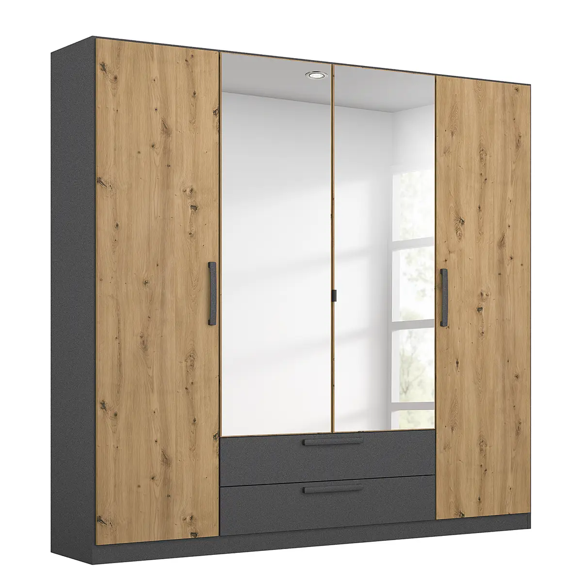 Drehtürenschrank Style Up | Braun