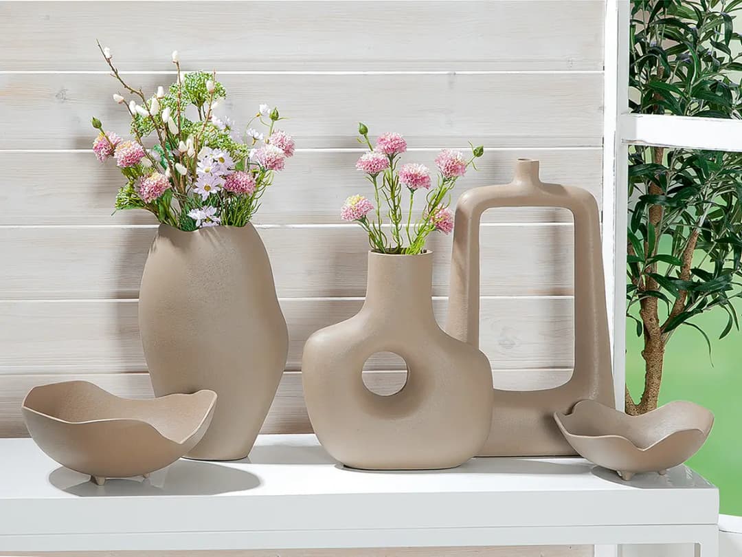 Vase Helena Bauchig | Braun