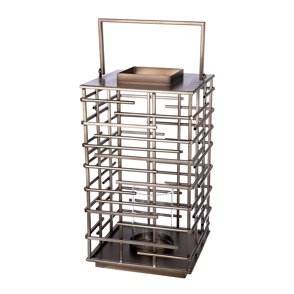 Laterne Loft 57cm | Silber