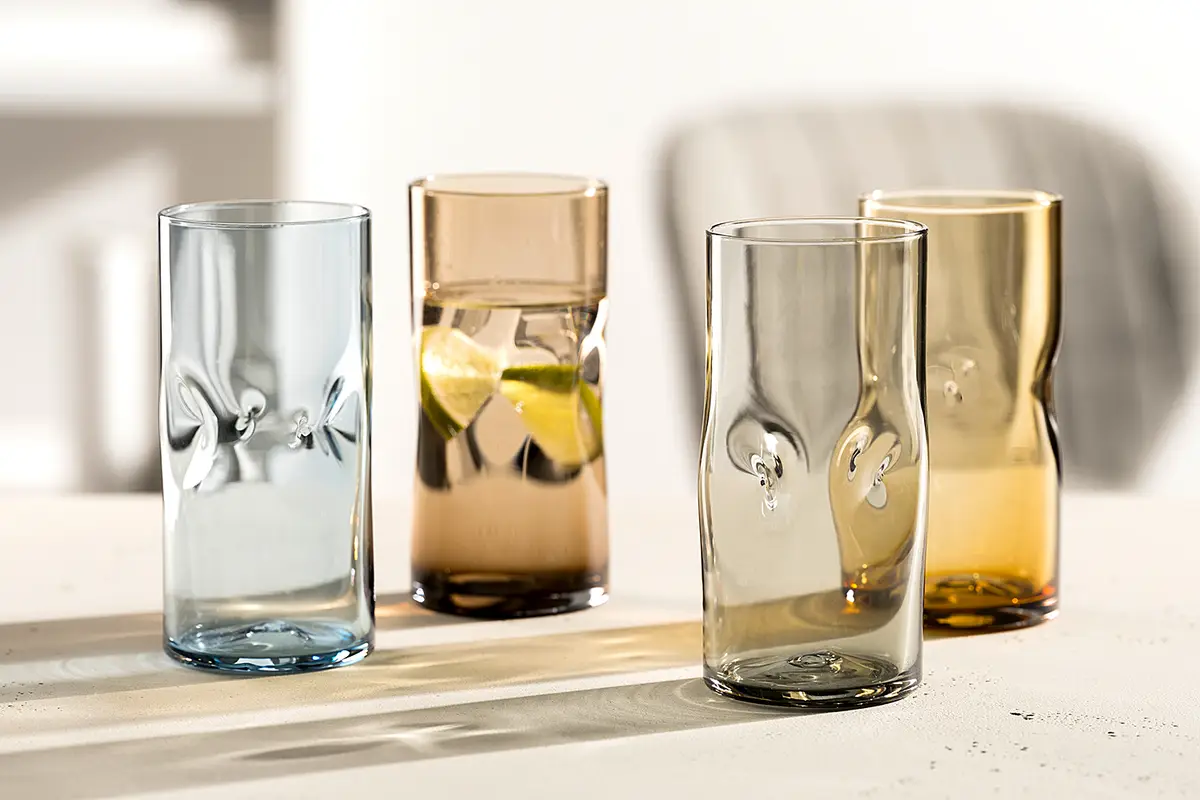 Trinkglas Set | Mehrfarbig
