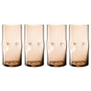 Trinkglas 4er-Set | Braun