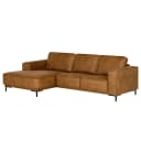 Ecksofa Malebo mit Longchair | Braun