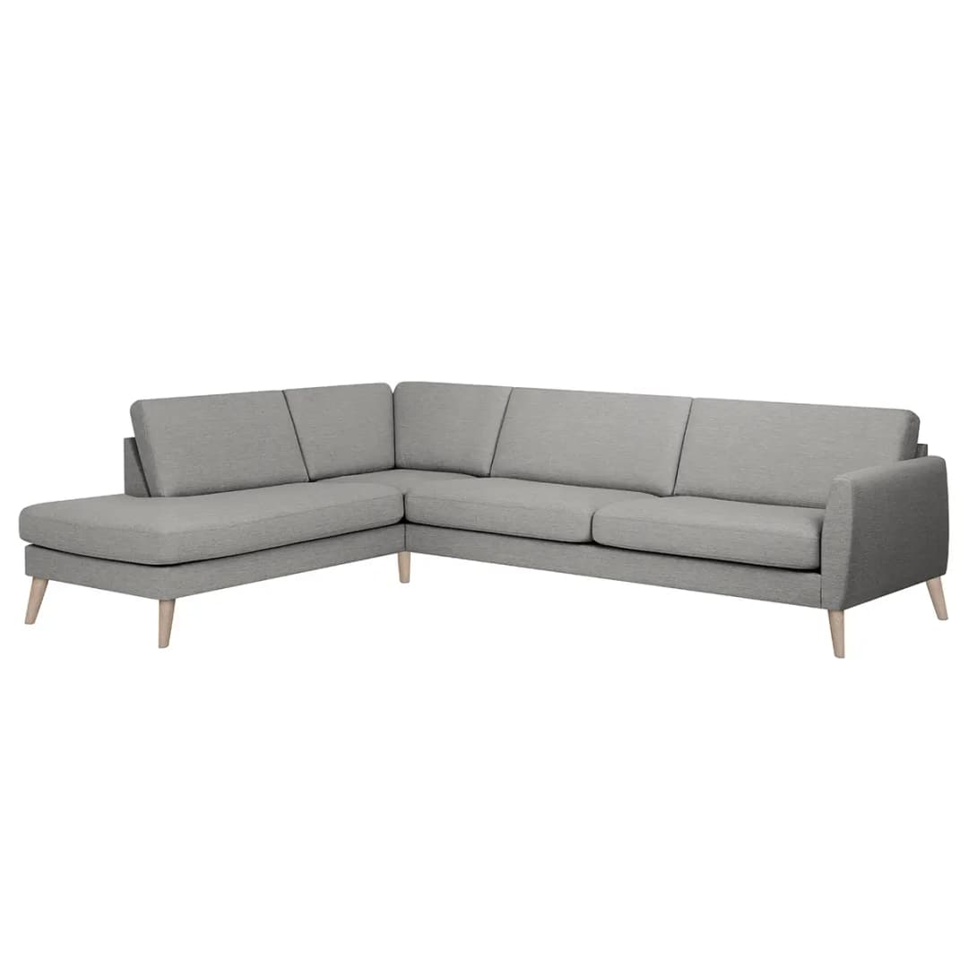 Ecksofa Tuena | Grau