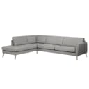 Ecksofa Tuena | Grau