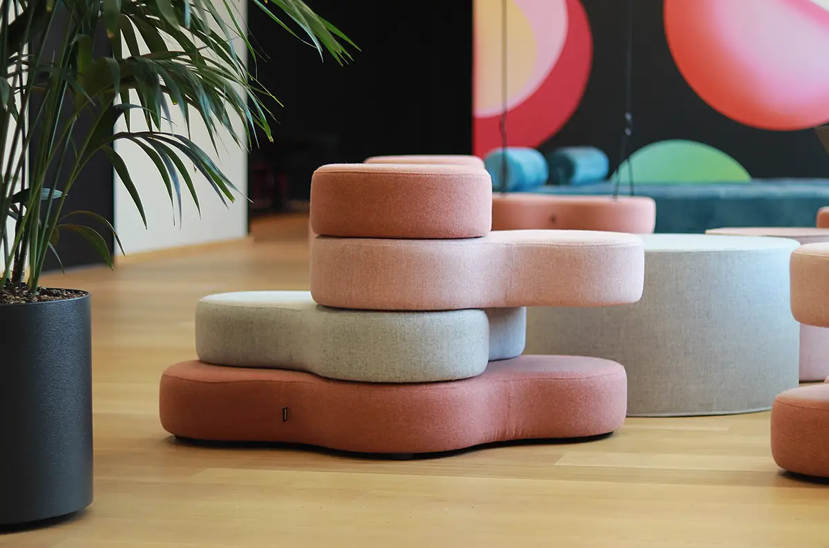 Bewegliches Sitzelement TAPA | Rot