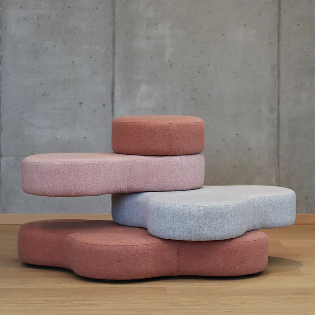 Bewegliches Sitzelement TAPA | Rot
