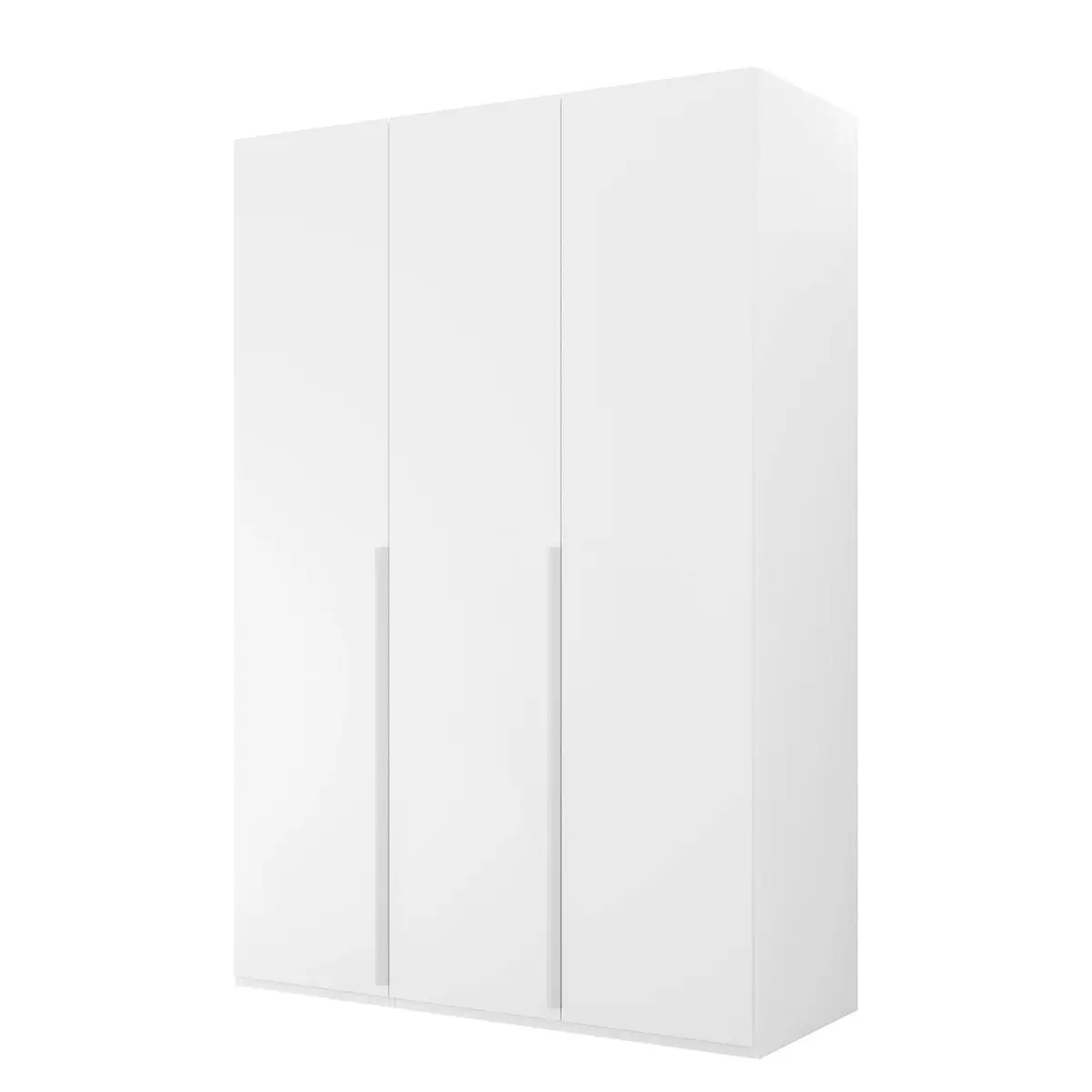 Drehtürenschrank Purisma Typ A 151cm Weiß/Alpinweiß | Weiß