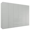 Drehtürenschrank Purisma Typ B 301cm Grau/Seidengrau | Grau
