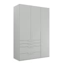 Drehtürenschrank Purisma Typ B 151cm Grau/Seidengrau | Grau