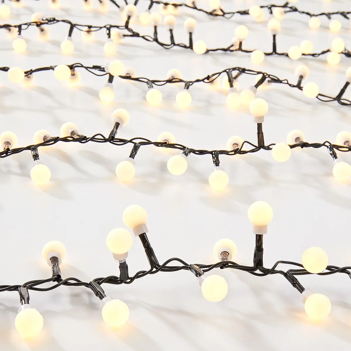 LED-Lichterkette 940cm Weiß/Weiß | Weiß
