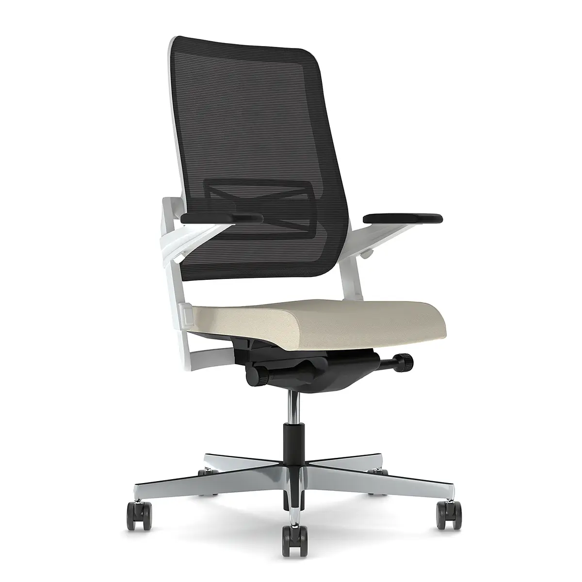 Ergonomischer Bürostuhl XILIUM TYP A | Weiß