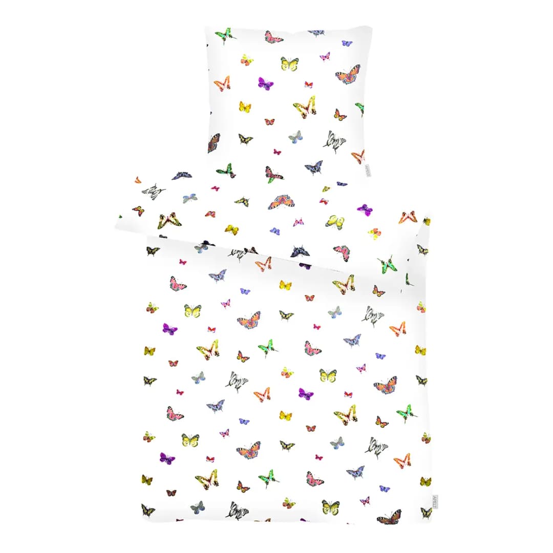 Mako-Satin Bettwäsche Lucky | Mehrfarbig