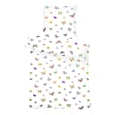 Mako-Satin Bettwäsche Lucky | Mehrfarbig