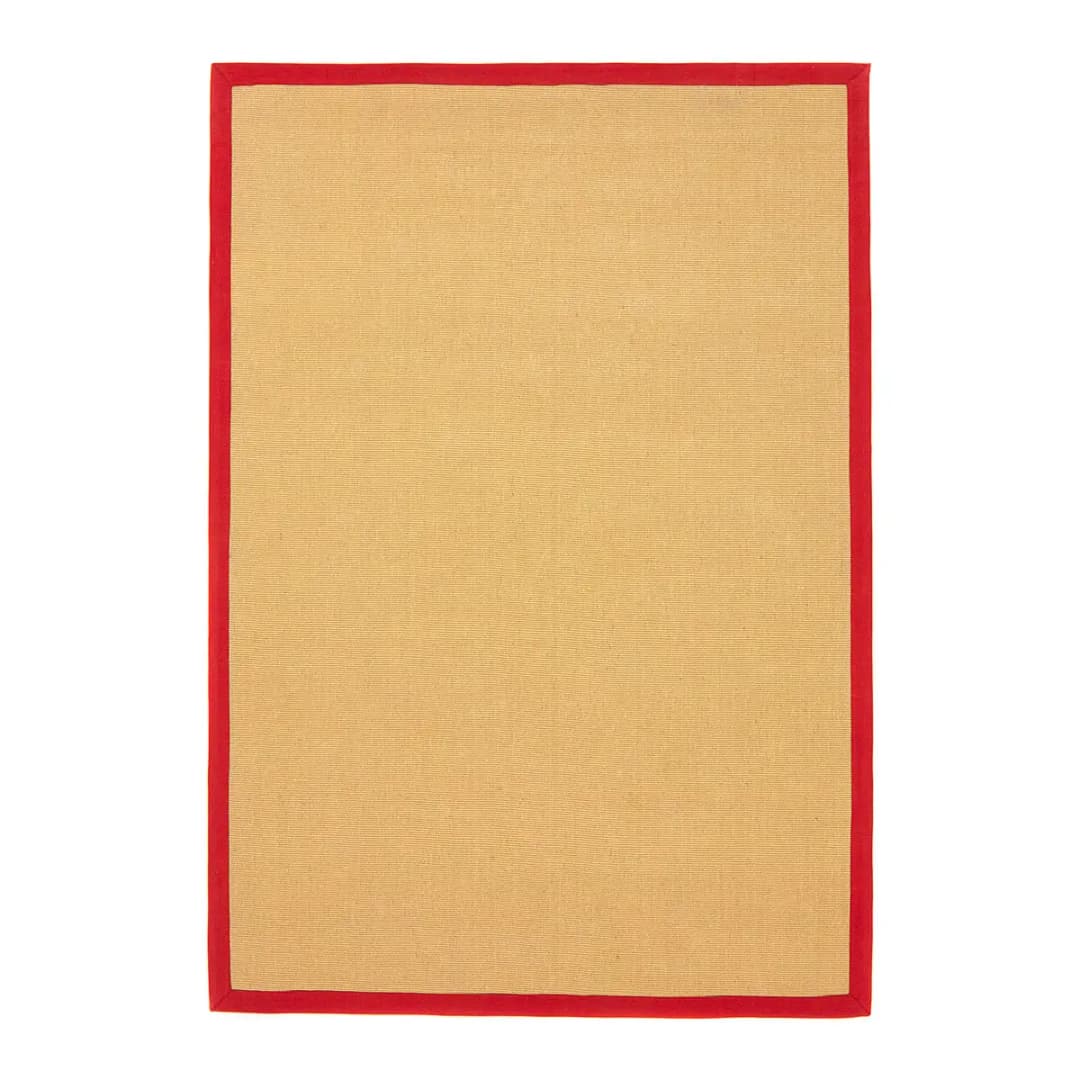 Juteteppich Bafor | Rot