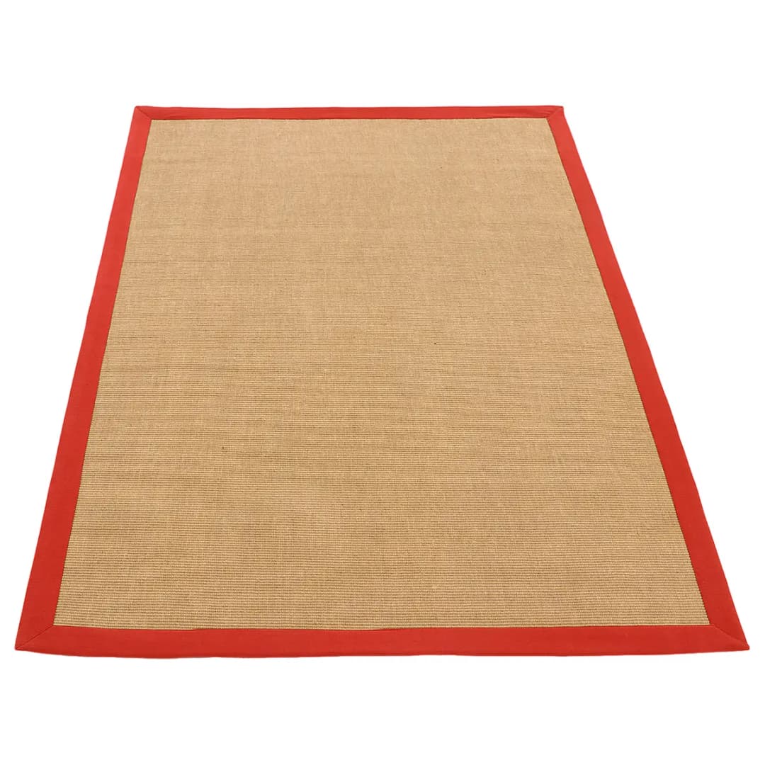 Juteteppich Bafor | Rot