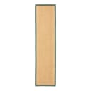 Juteläufer Bafor 75 x 300cm Grün/Grün | Grün