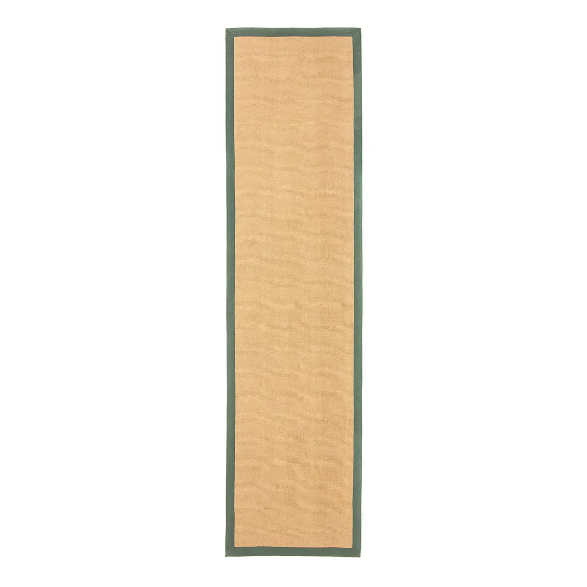 Juteläufer Bafor 75 x 300cm Grün/Grün | Grün