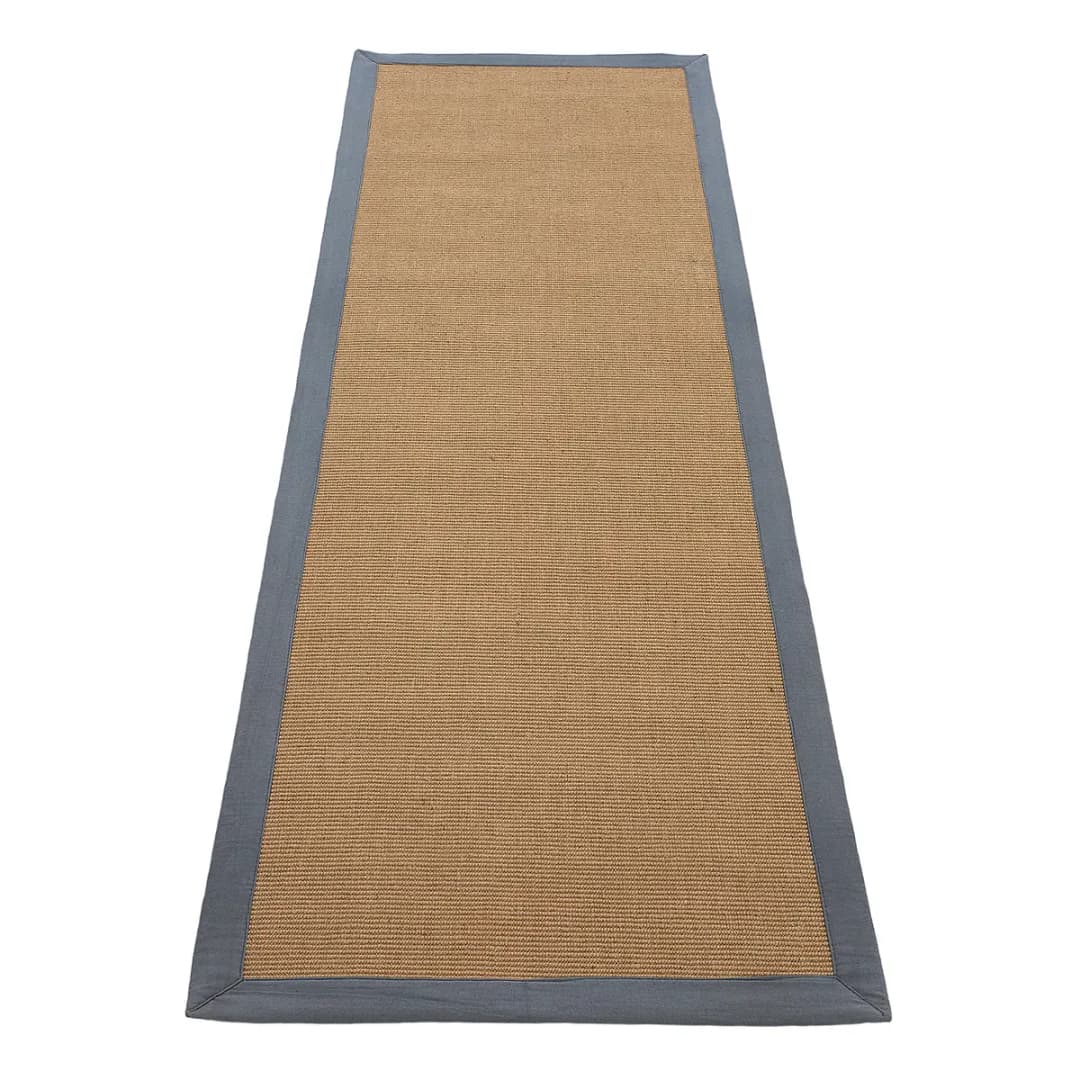 Juteläufer Bafor 75 x 300cm Grau/Grau | Grau