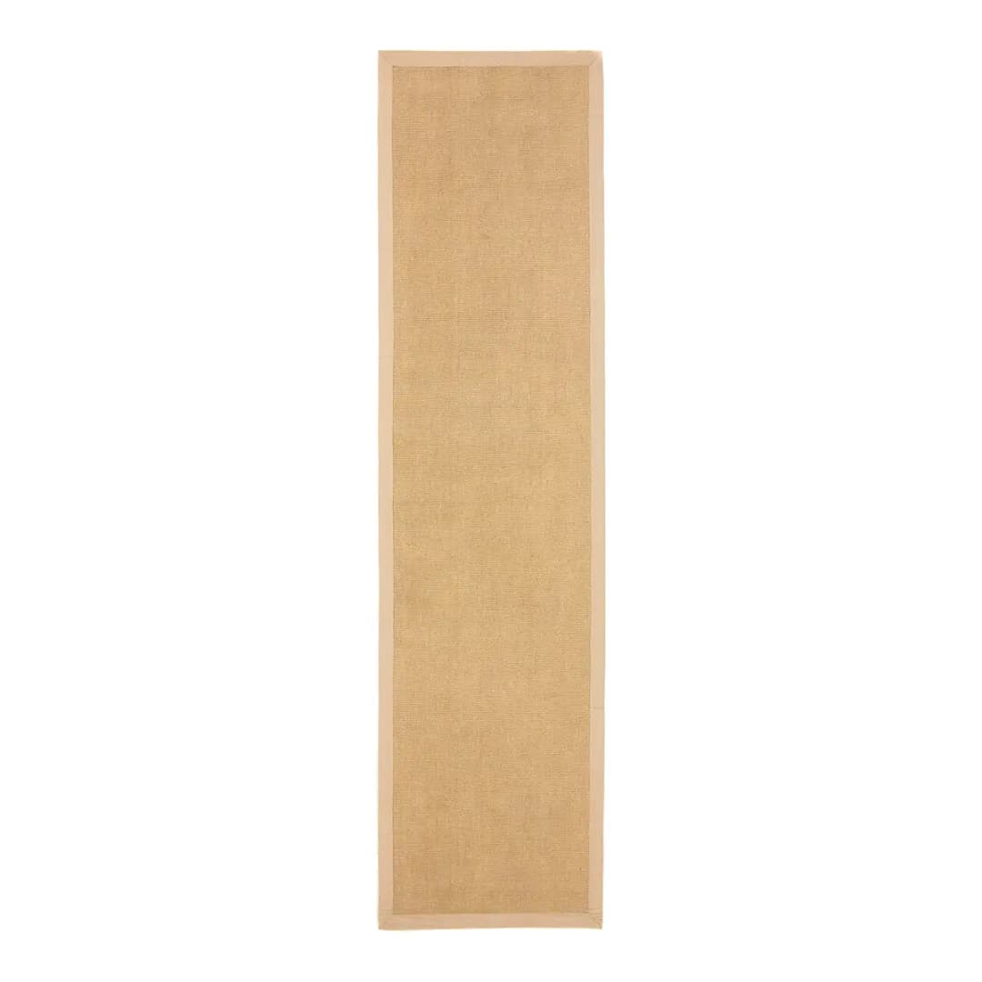 Juteläufer Bafor 80 x 500cm Beige/Beige | Beige