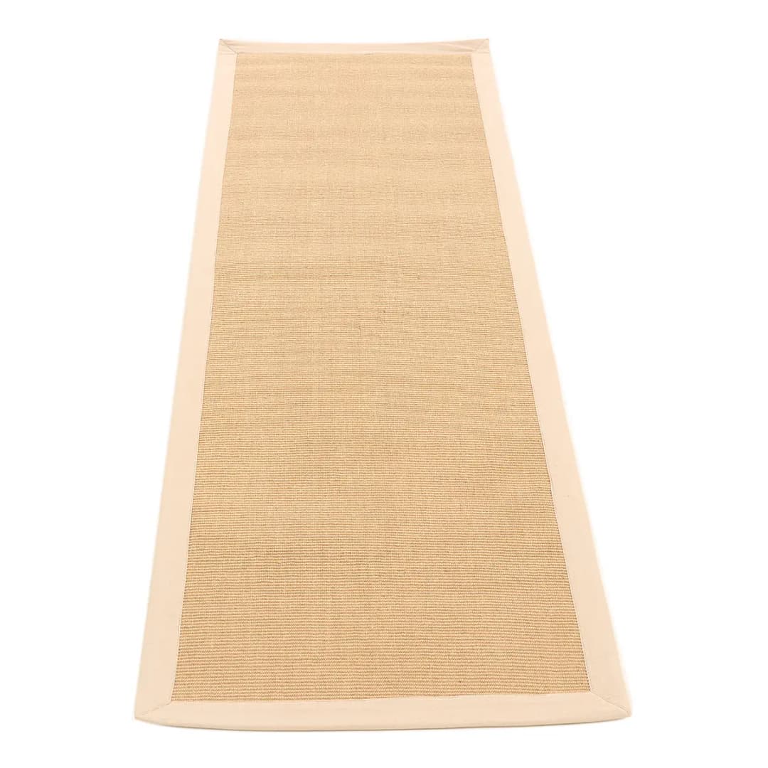 Juteläufer Bafor 80 x 500cm Beige/Beige | Beige