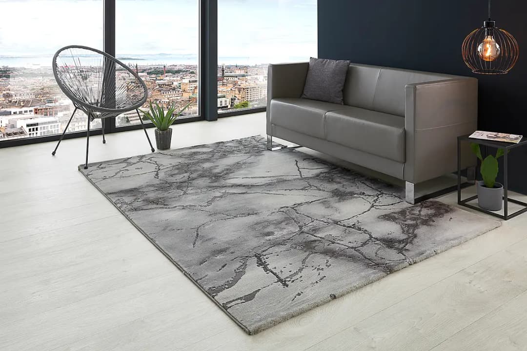 Kurzflorteppich Pico Grau/Grau 200 x 290cm | Grau