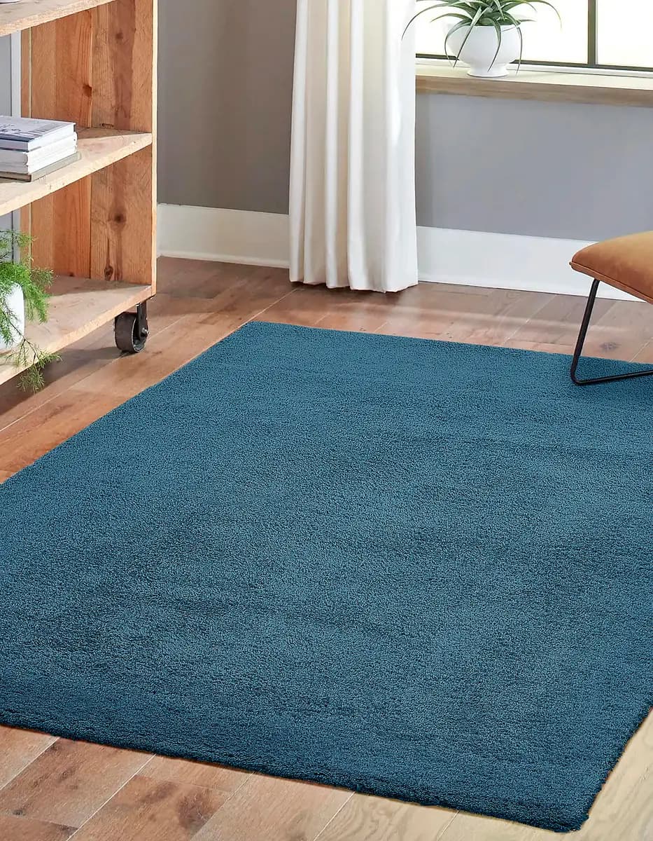 Hochflorteppich San Paolo | Blau