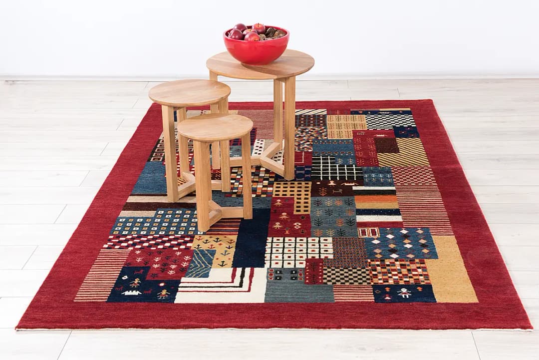 Wollteppich Hindustan Hali 1425 Rot/Rot 200 x 250cm Wolle | Rot
