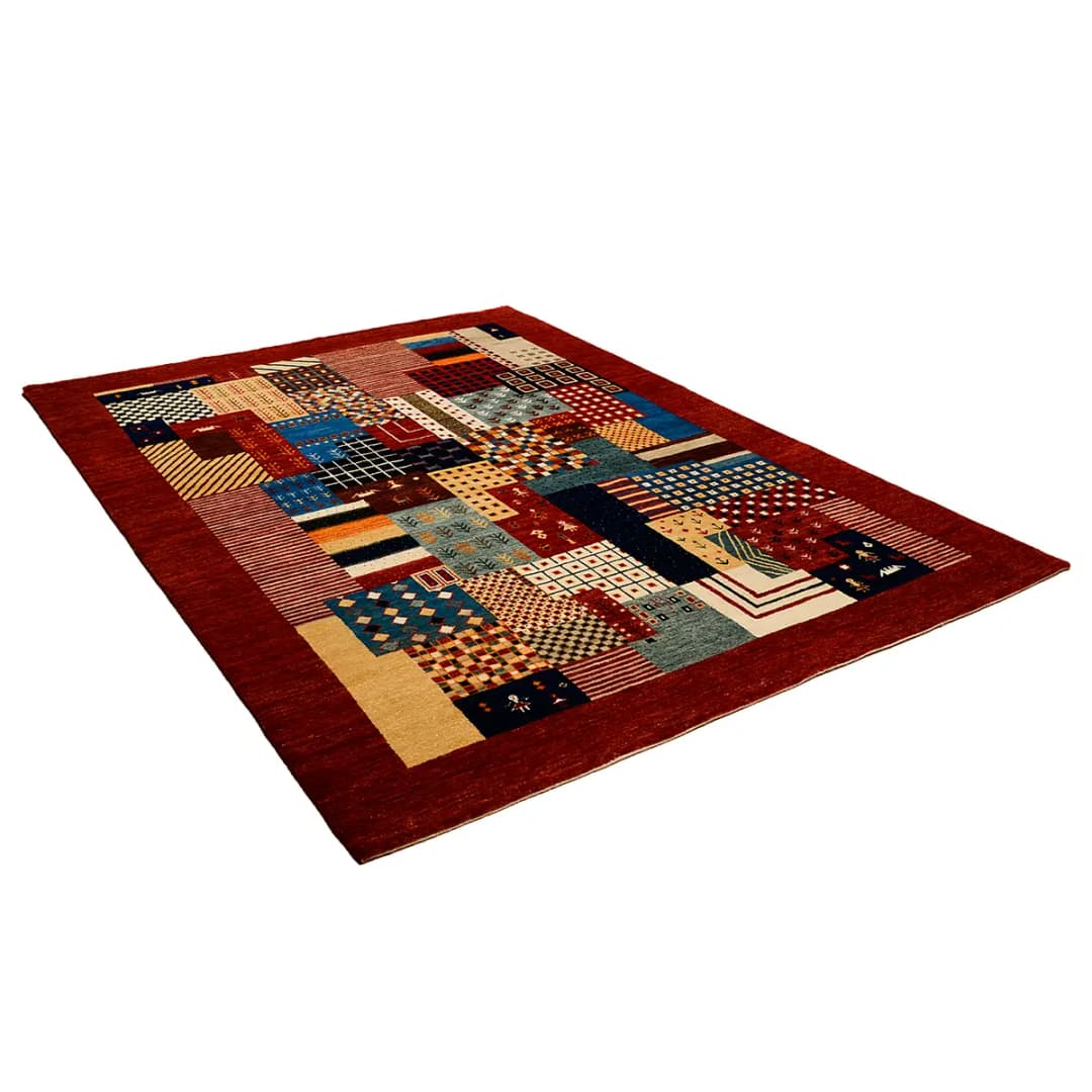 Wollteppich Hindustan Hali 1425 Rot/Rot 200 x 250cm Wolle | Rot