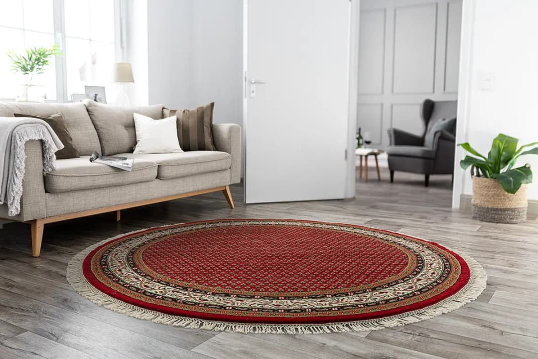 Wollteppich Chandi Mir | Rot