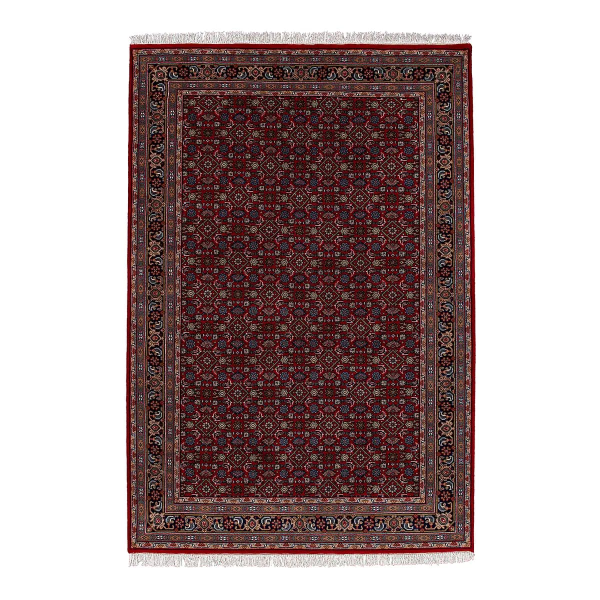 Wollteppich Benares Herati Rot/Rot 250 x 350cm Wolle | Rot