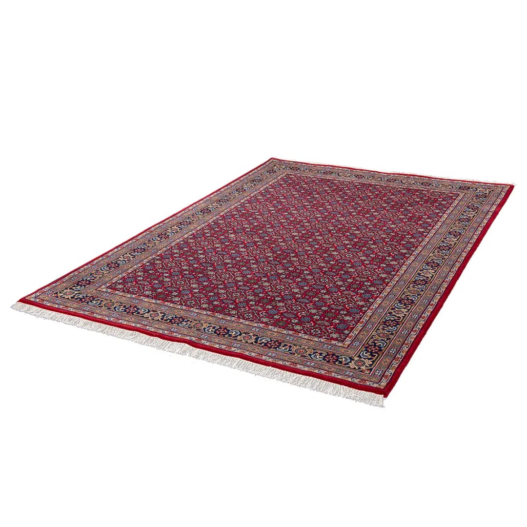 Wollteppich Benares Herati Rot/Rot 250 x 350cm Wolle | Rot