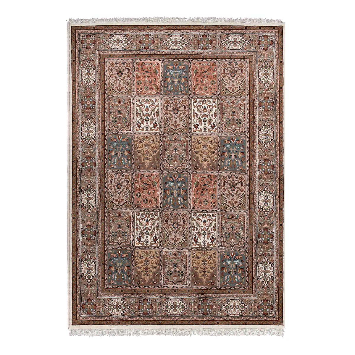 Wollteppich Benares Bachtiari | Beige