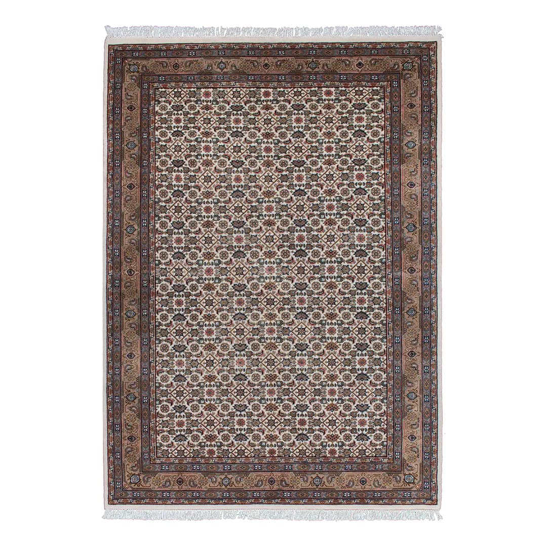 Wollteppich Benares Herati Beige/Creme 250 x 300cm | Beige