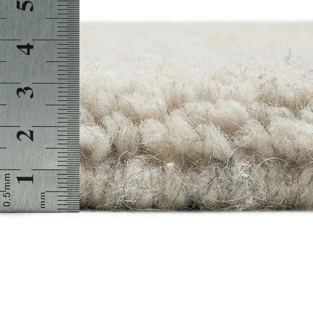 Wollteppich Hadj Rund Beige/Sand Ø 250cm Wolle | Beige