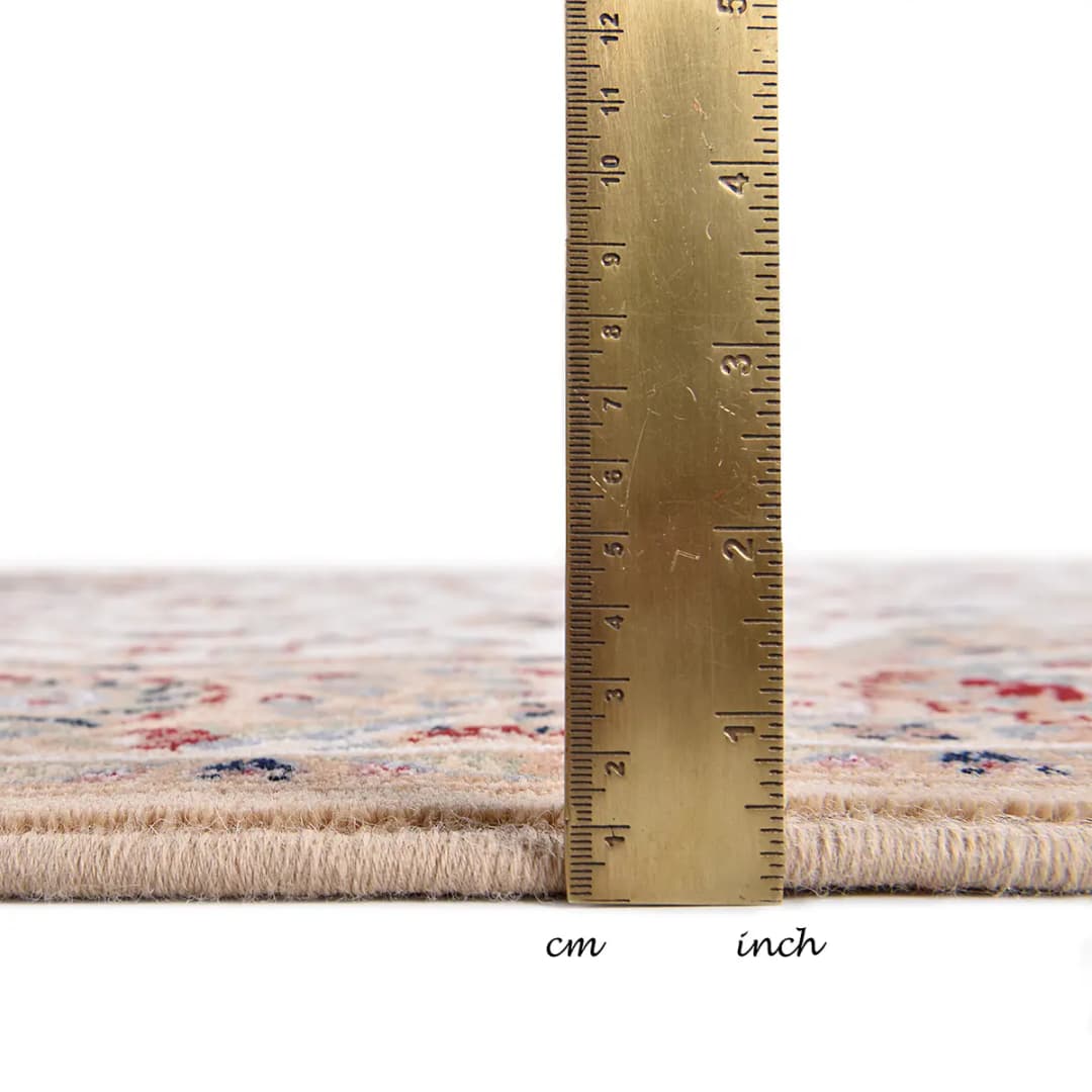 Wollteppich Dolna Rund Beige Ø 240cm | Beige