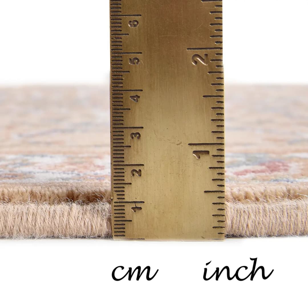 Wollteppich Dolna Rund Beige/Sand Ø 200cm Wolle | Beige