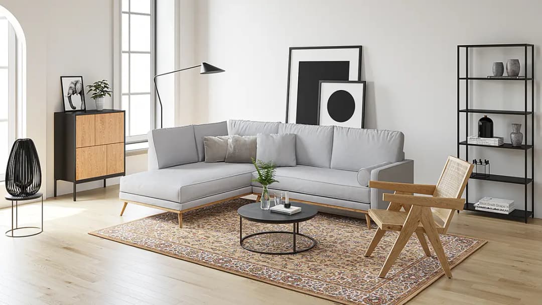 Wollteppich Dolna | Beige