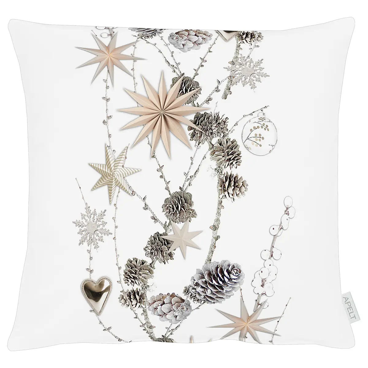 Dekokissen 6204 Multicolor/Weiß 45 x 45cm | Mehrfarbig