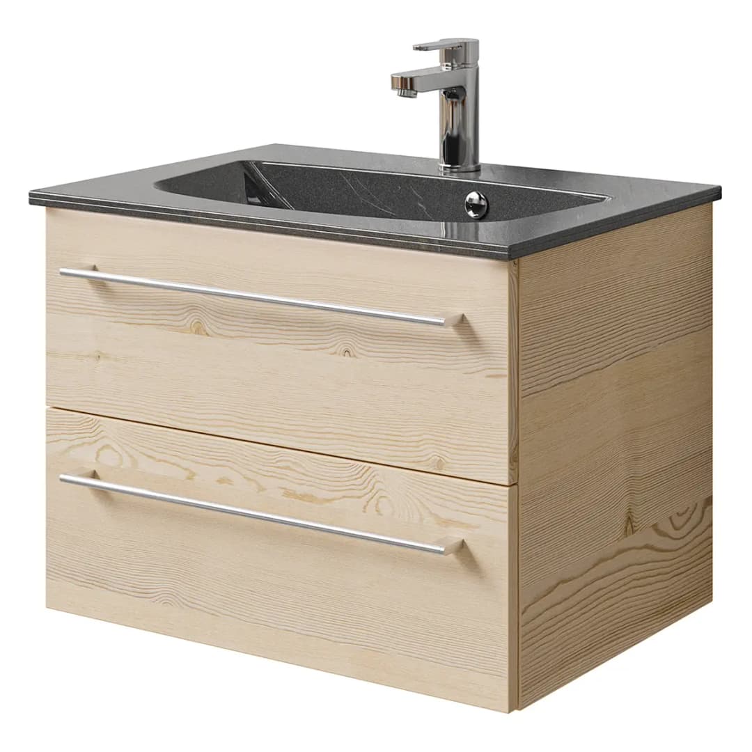 Waschtisch 6025 Typ F 67cm Beige/Pinie Creme | Beige