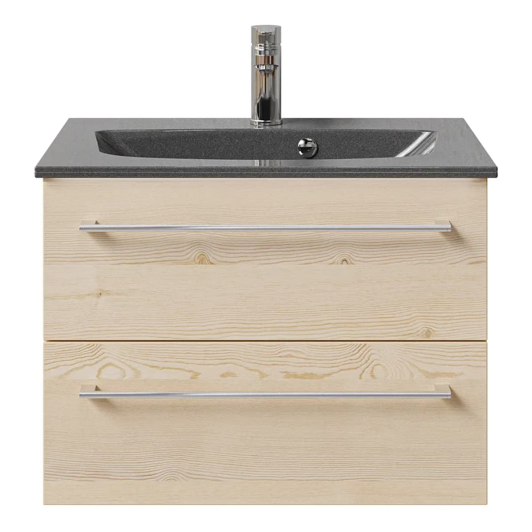 Waschtisch 6025 Typ F 67cm Beige/Pinie Creme | Beige