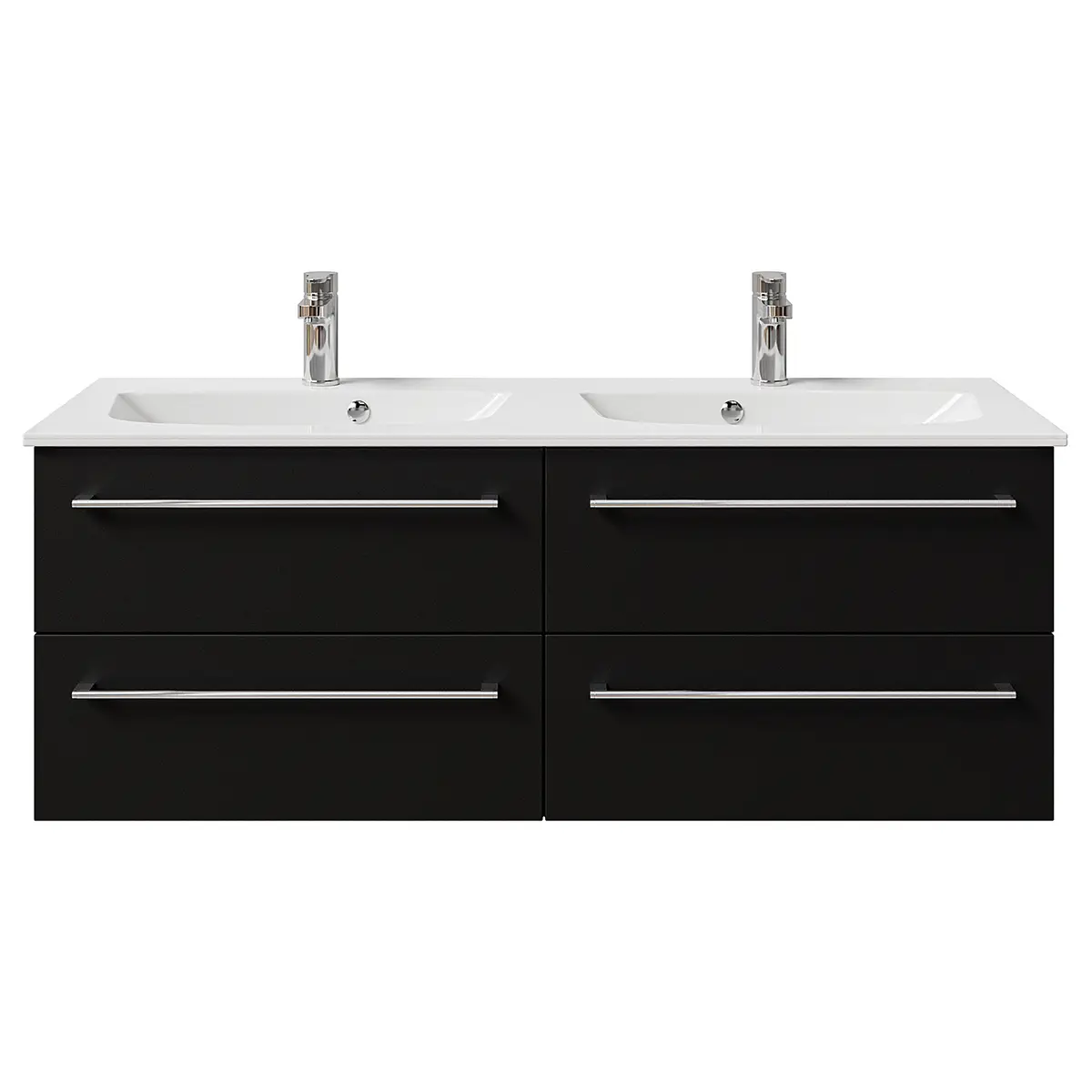 Doppelwaschtisch 6025 Typ C | Schwarz