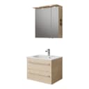 Badmöbel-Set 6025 Typ C 67cm Beige/Pinie Creme | Beige