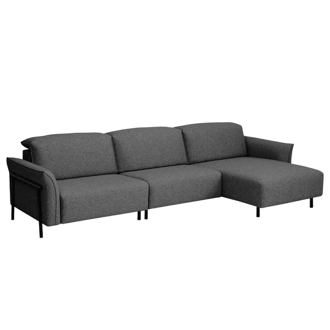 Ecksofa Ribigill | Grau