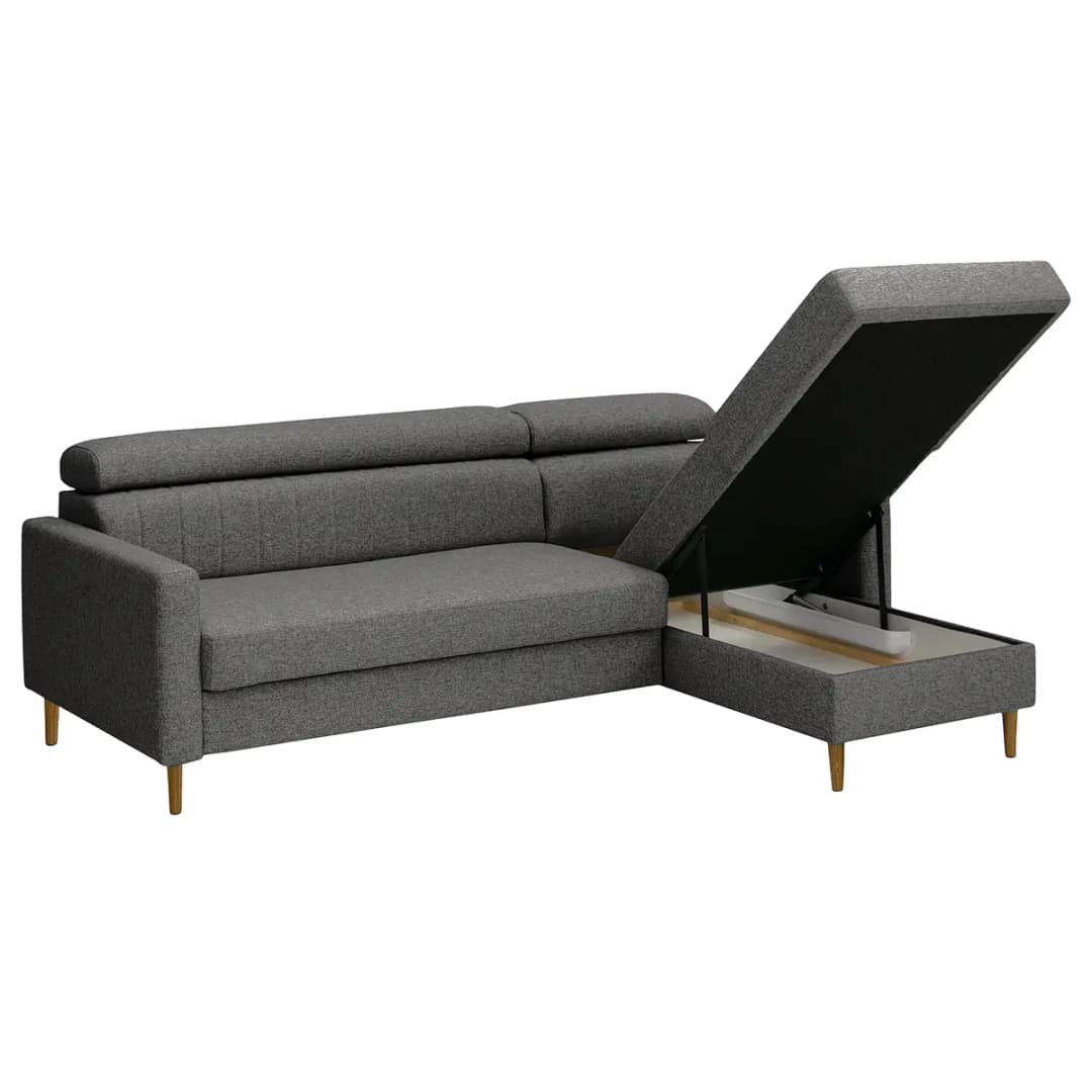 Ecksofa Chelsfield | Grau
