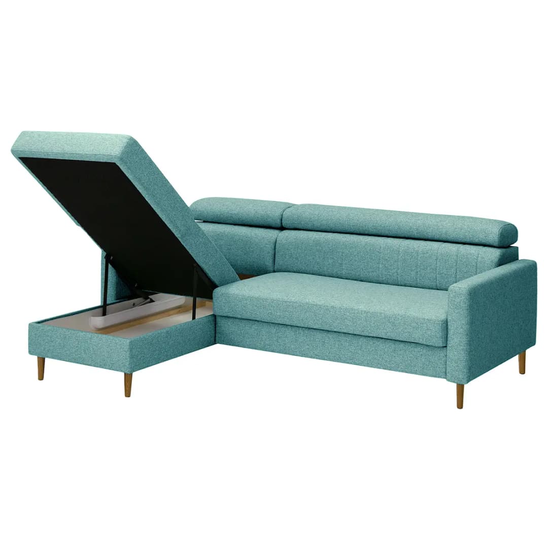 Ecksofa Chelsfield | Blau