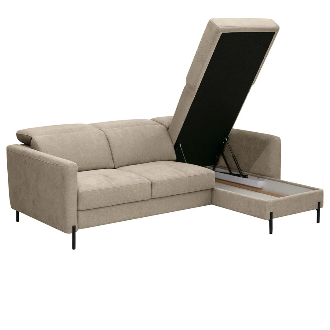 Ecksofa Hallikeld | Braun