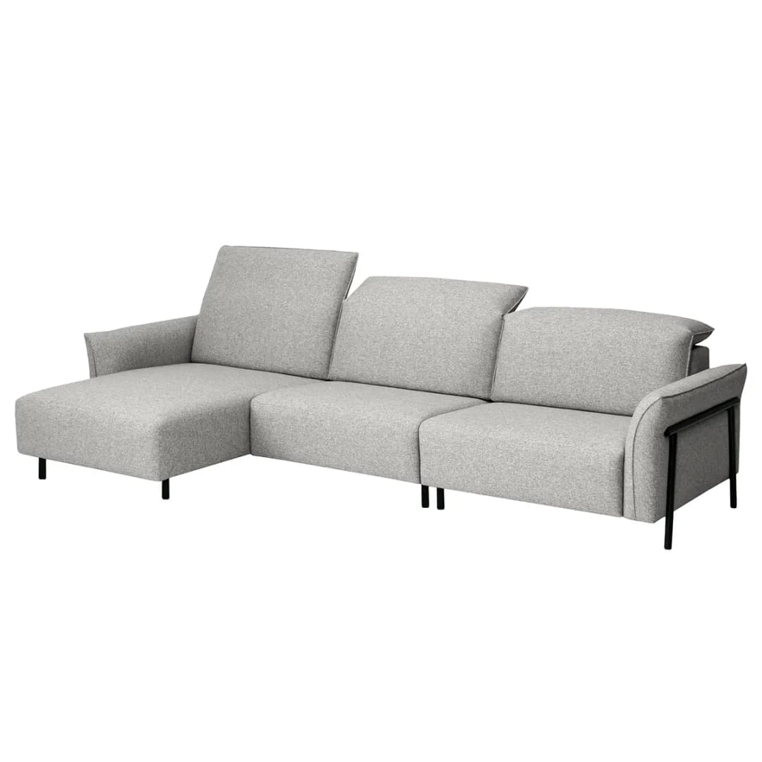 Ecksofa Ribigill | Grau