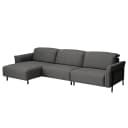 Ecksofa Ribigill | Grau